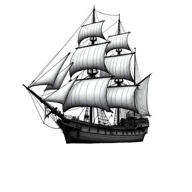 Free transparent PNG: Pirate Ship PNG Download  Classic Nautical Clipart for Kids, Games  Parties