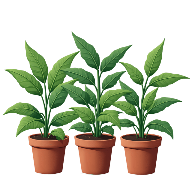 Free transparent PNG: Potted Plants PNG with Transparent Background for Fortune and Growth Imagery