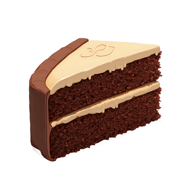 Free transparent PNG: Transparent Chocolate Cake with Creamy Frosting PNG Clipart for Dessert Imagery