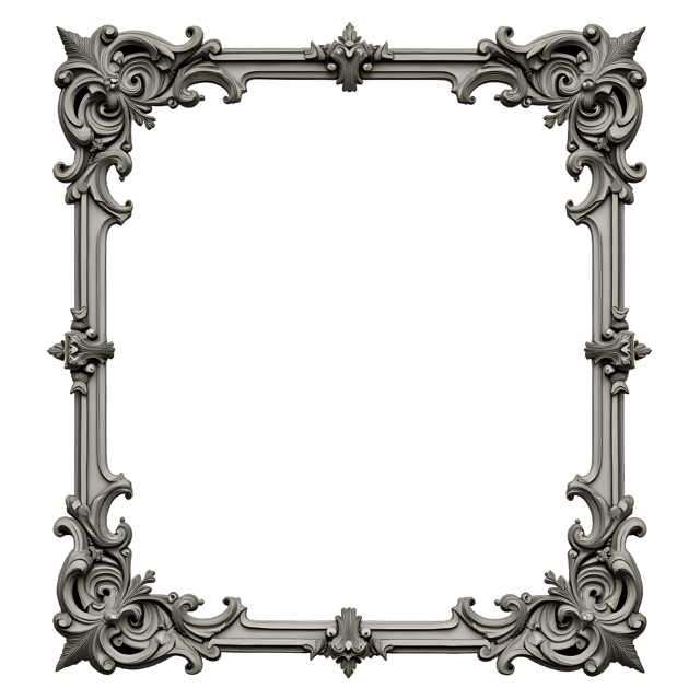Free transparent PNG: Victorian Ornate Frame PNG Clipart  Perfect for Classic Design  Decor