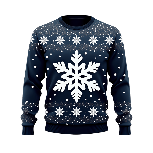 Free transparent PNG: Snowflake Christmas Sweater PNG  Festive Winter Clothing for Holiday Themes