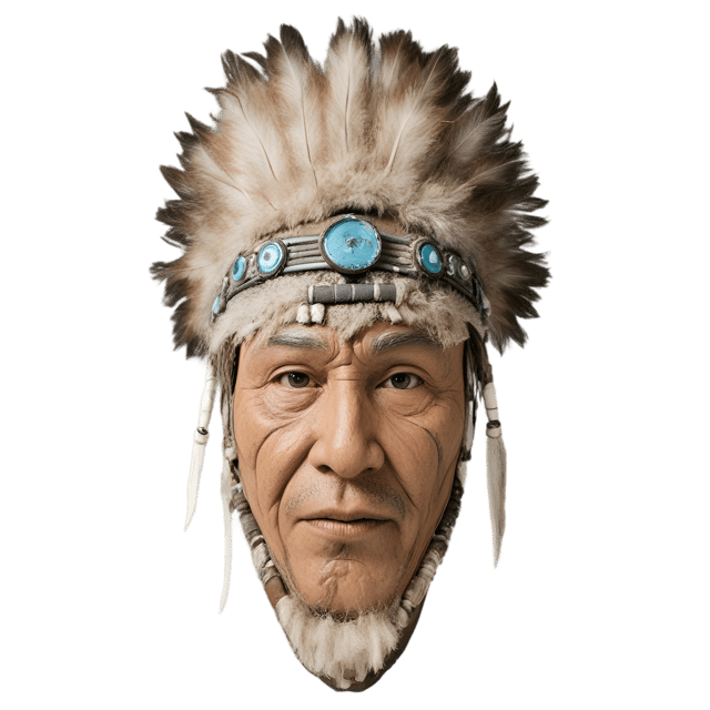 Free transparent PNG: Siberian Shaman Mask PNG with Transparent Background for Art and Decor