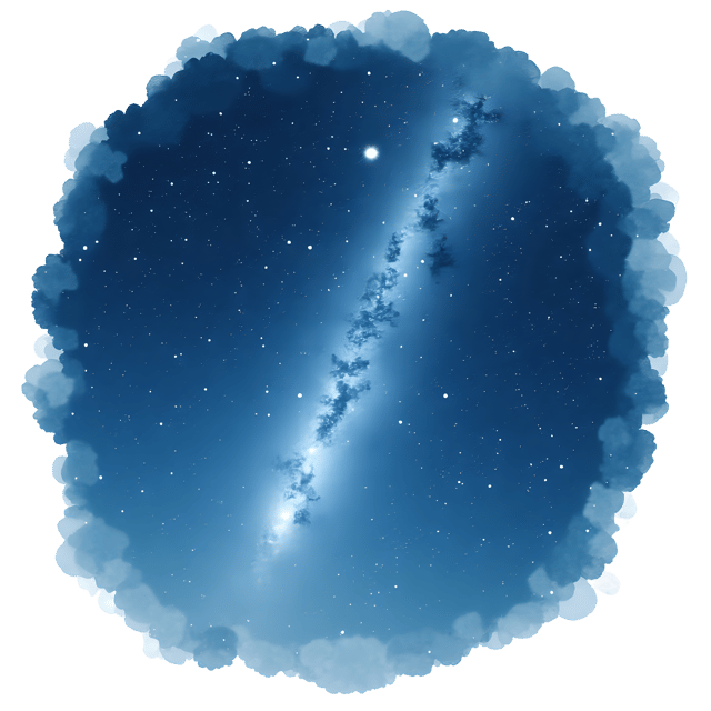 Free transparent PNG: Milky Way Band Across Night Sky  Astronomy Clipart, free transparent png download