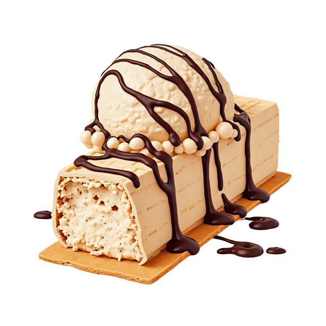 Free transparent PNG: Wafer Ice Cream with Chocolate Drizzle  Dessert Clipart, free downloadable png