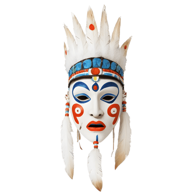 Free transparent PNG: Siberian Shaman Mask PNG with Transparent Background for Art and Design