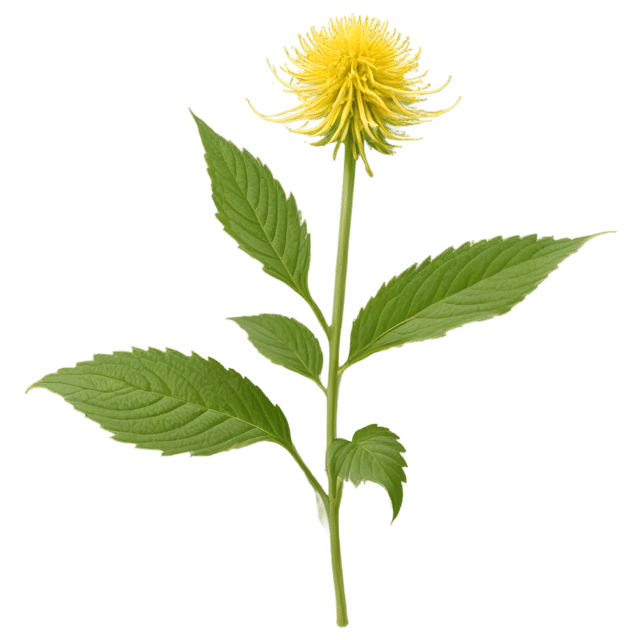 Free transparent PNG: Goldenseal Herb Transparent PNG Background for Herbal and Nature Imagery