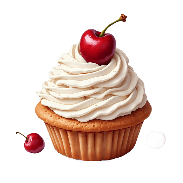 Free transparent PNG: Cherry on Top with Whipped Cream  Dessert Clipart, free png download