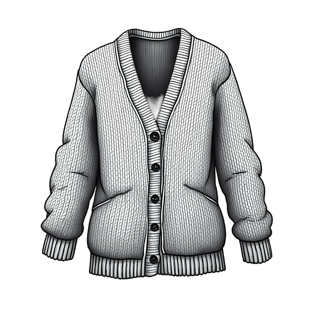 Free transparent PNG: Knit Cardigan PNG  Perfect for Winter Fashion, Crafts  Designs