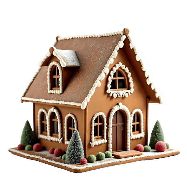 Free transparent PNG: Gingerbread House PNG Clipart  Perfect for Holiday Crafts  Decorations