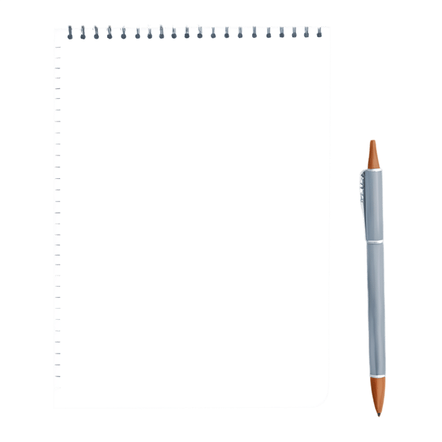 Free transparent PNG: Blank Notebook Transparent Background PNG for Creative Writing and Design