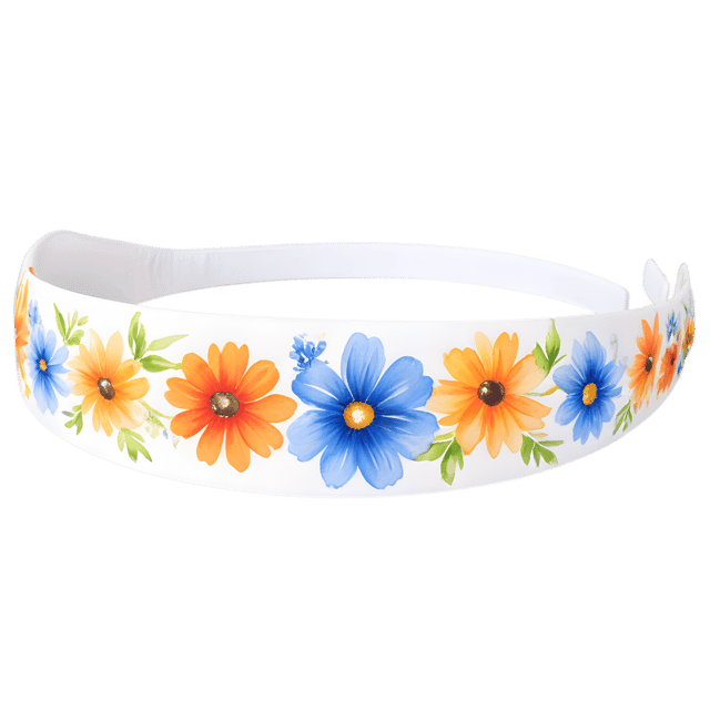 Free transparent PNG: Flowery Headband Transparent Background PNG Design for Floral Accessories and Crafts