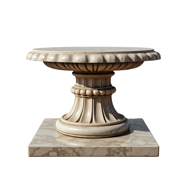 Free transparent PNG: Floral Marble Pedestal  Free Downloadable PNG Clipart