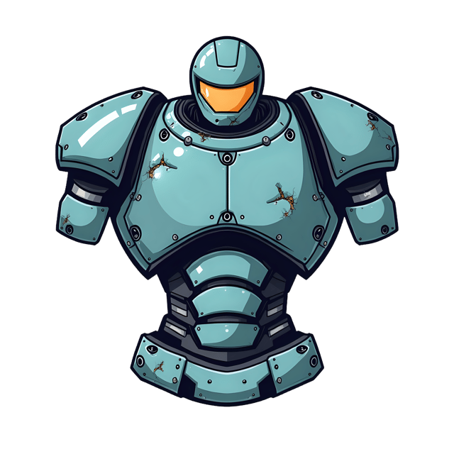 Free transparent PNG: Robot Chest Cracked from Impact  Free Downloadable PNG Robot Clipart