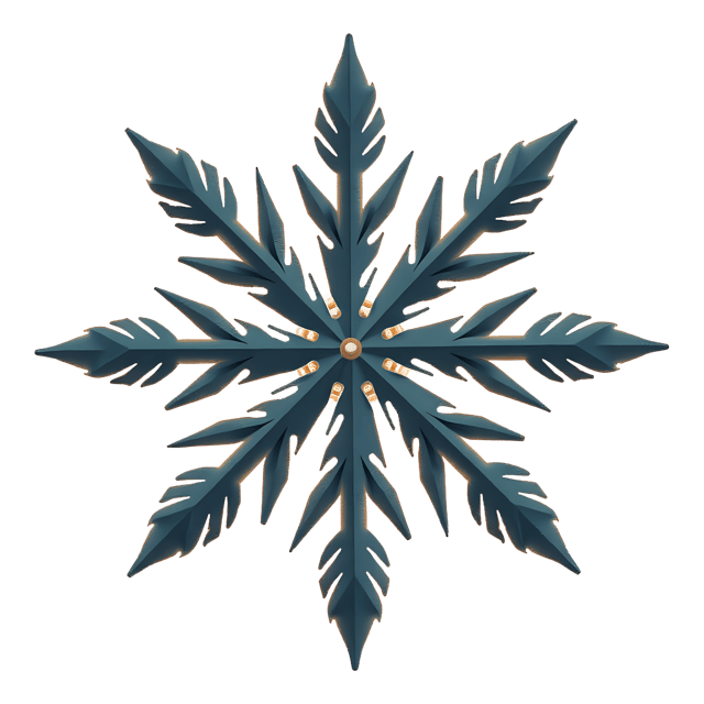 Free transparent PNG: Swirly Winter Snowflake PNG Clipart  Perfect for Holiday Crafts  Decor