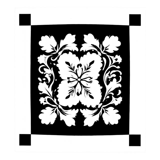 Free transparent PNG: Floral Quilt PNG with Transparent Background for Crafting and Design