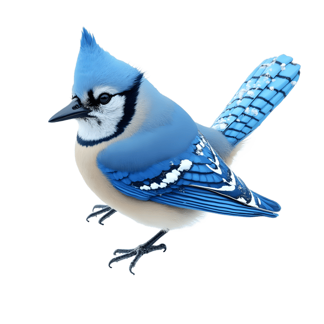 Free transparent PNG: Blue Jay Feather  Winter Wonderland Clipart, free downloadable png