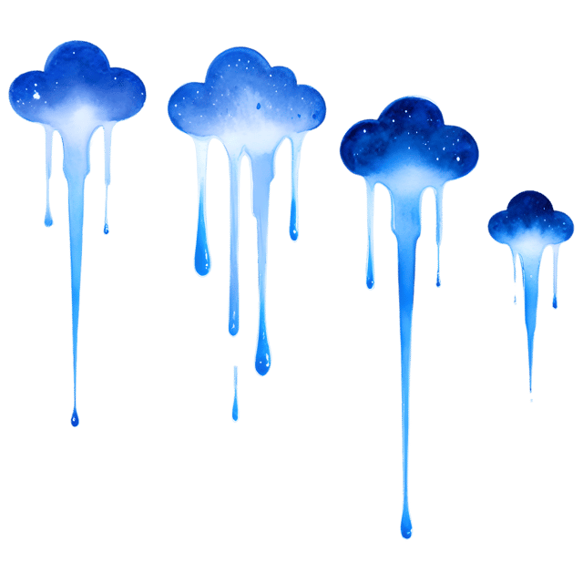 Free transparent PNG: Surreal Midnight Sky Droplet Patterns PNG