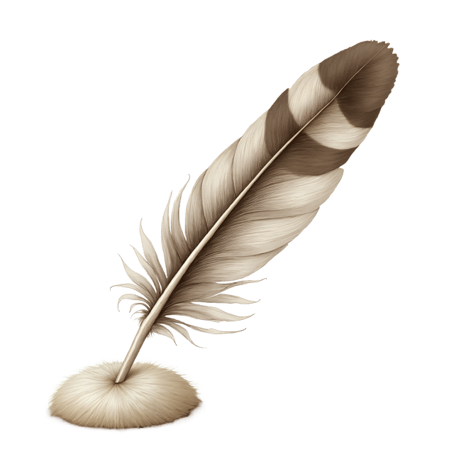 Free transparent PNG: Delicate Feather Tip Resting on Wool  Free PNG Download