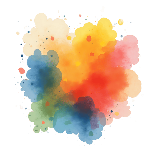 Free transparent PNG: Modern Art with Bold and Bright Hues PNG