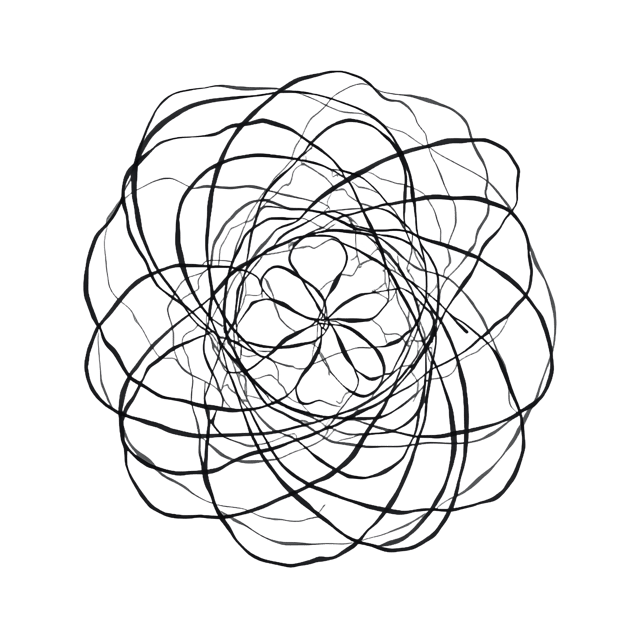 Free transparent PNG: Curved Line Tangle with Shadow Swirl  Free Downloadable PNG Art