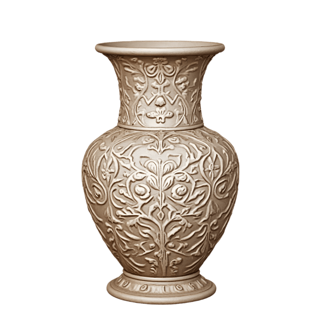 Free transparent PNG: Edwardian Lace Vase  Antique Design Clipart, free transparent png download