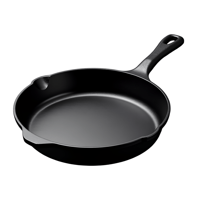 Free transparent PNG: Rustic Cast Iron Skillet Illustration with White Background