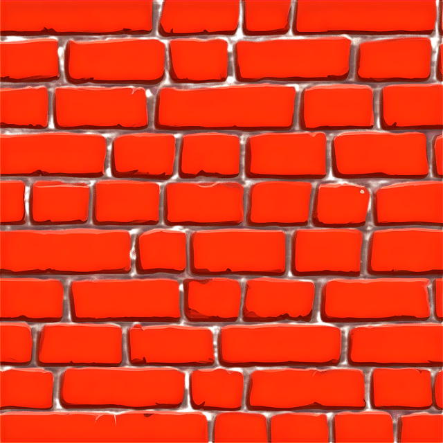 Free transparent PNG: Rustic Red Brick Surface PNG with Transparent Background for Decorative Use