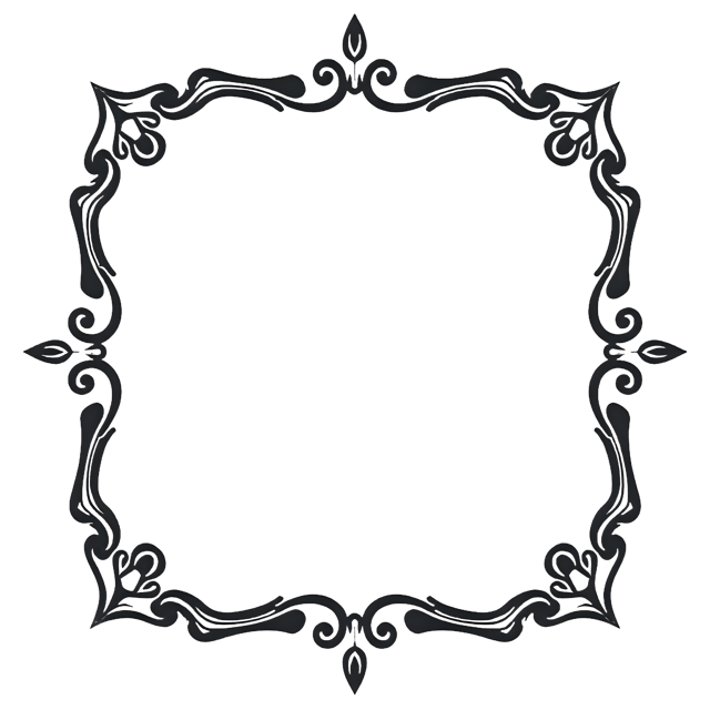 Free transparent PNG: Filigree Edge Frame  Elegant Clipart, free downloadable png