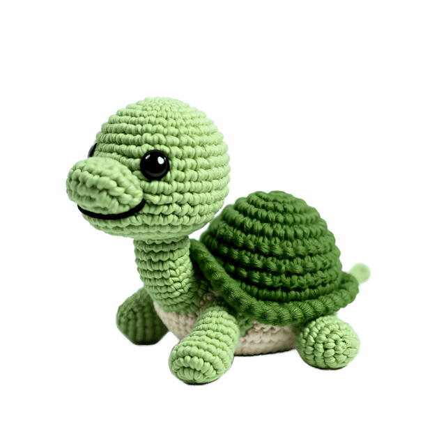 Free transparent PNG: Amigurumi Turtle  Handmade Craft Clipart, free download png