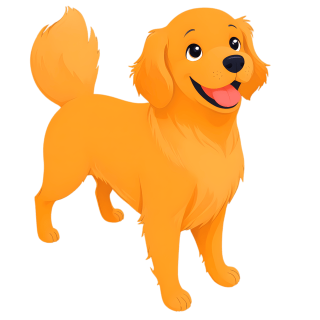 Free transparent PNG: Golden Retriever PNG with Transparent Background for Pet Lovers and Animal Art