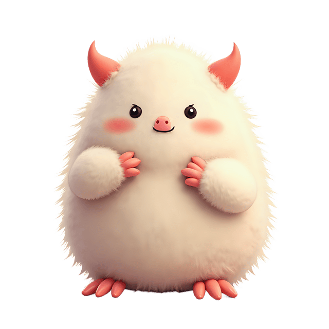 Free transparent PNG: 12 Fluffy Monster Friends PNG with Fuzzy Legs and Calming Colors for Nursery Decor