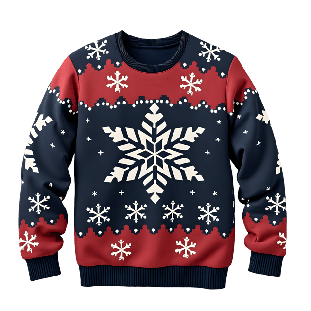 Free transparent PNG: Snowflake Christmas sweater PNG Clipart  Ideal for Winter Themes  Holiday Crafts