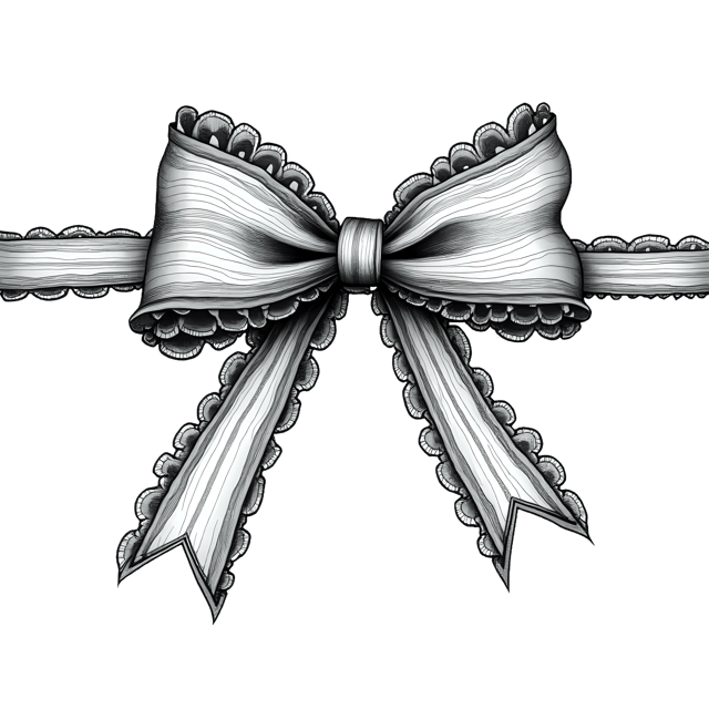 Free transparent PNG: Ribbon Bow with Frilled Lace Edges  Elegant Clipart, free png download