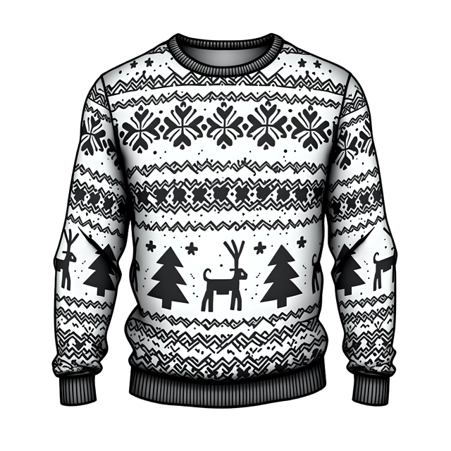 Free transparent PNG: Christmas Sweater PNG  Perfect for Holiday Designs, Crafts  Decor