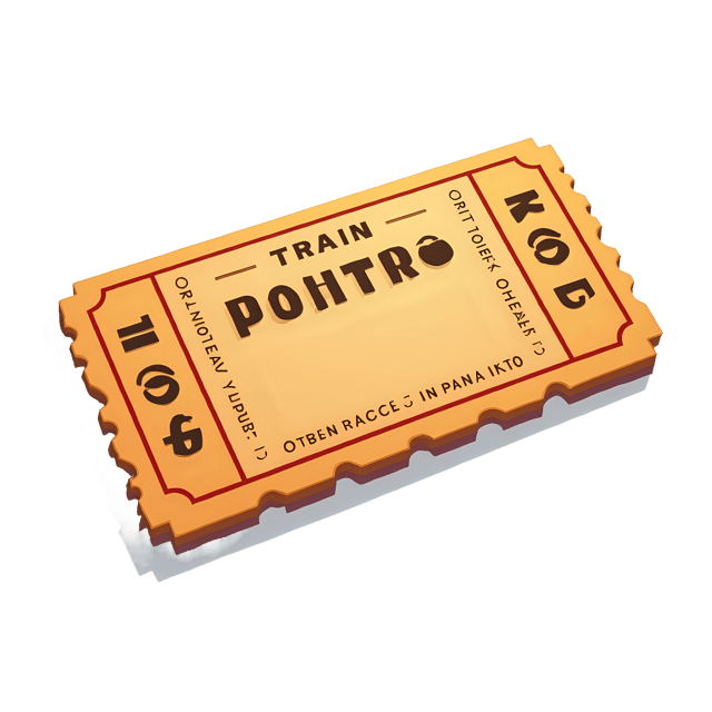 Free transparent PNG: Vintage Ephemera Train Ticket  Historical Clipart, free download png