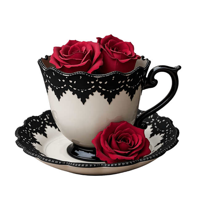 Free transparent PNG: Victorian Gothic Tea Cup  Antique Clipart, free png download