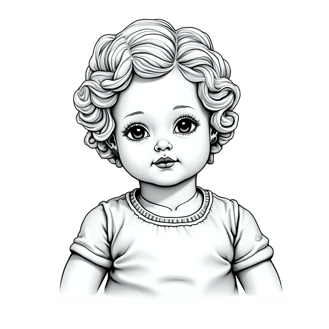 Free transparent PNG: Porcelain Doll PNG Clipart  Delicate Artistry for Crafts  Decor