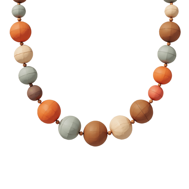 Free transparent PNG: Boho Bead Garland  Decorative Clipart, Free PNG Download