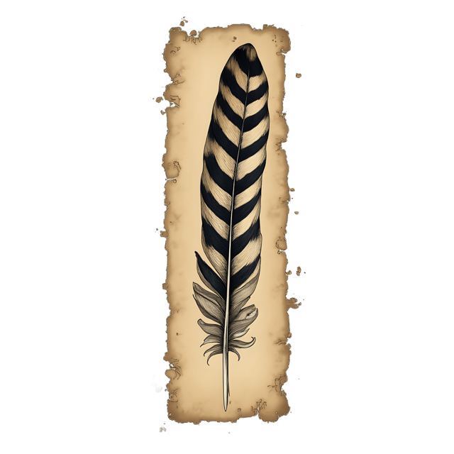 Free transparent PNG: Striped Bird Feather  Nature Clipart, free transparent png download
