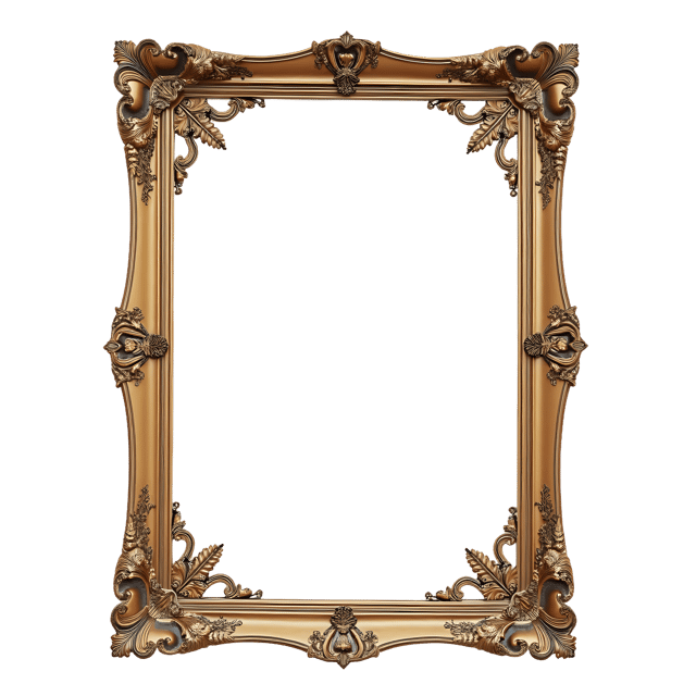 Free transparent PNG: Antique Frame PNG  Timeless Decor for Classic Art  Design