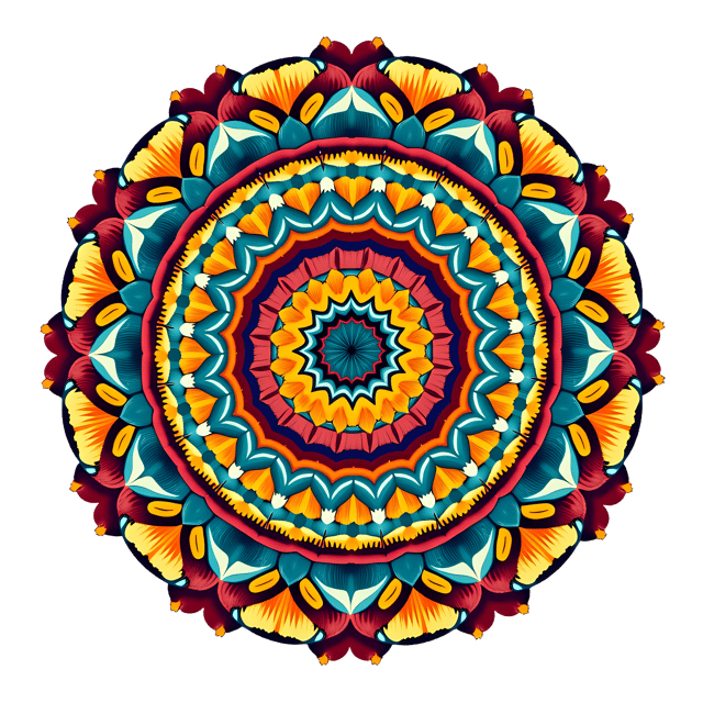Free transparent PNG: Symmetrical Mandalas Clipart  Perfect for Decorative Designs  Crafts