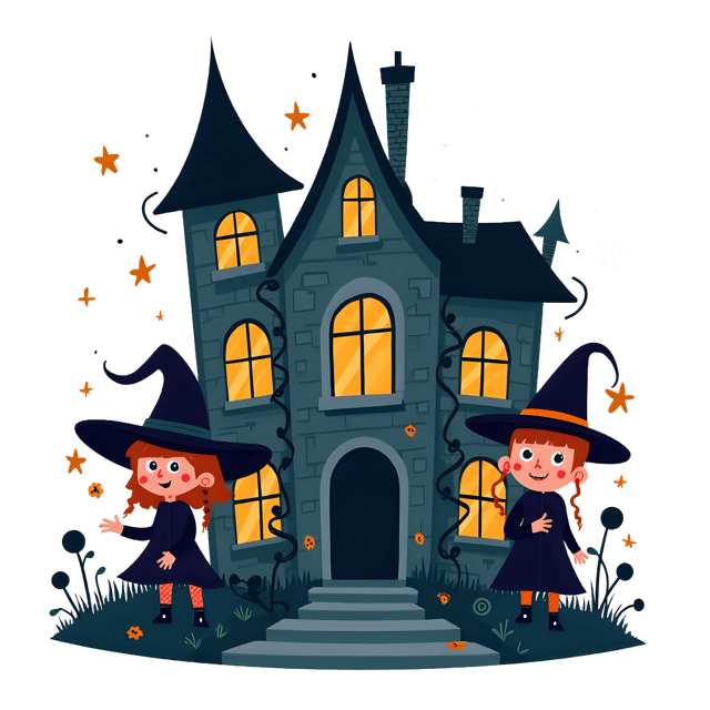 Free transparent PNG: Creepy Gothic Mansion PNG with Broken Windows and Ivy