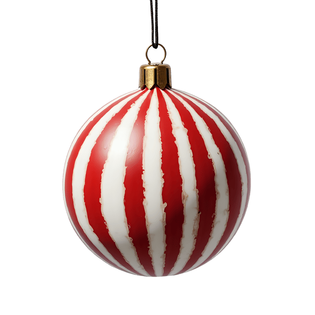 Free transparent PNG: Striped Holiday Ornament  Christmas Clipart, free downloadable png