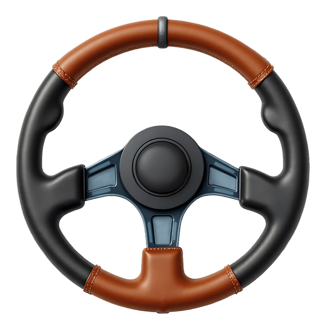 Free transparent PNG: Steering Wheel with Leather Grip  Classic Vehicle Clipart, free downloadable png