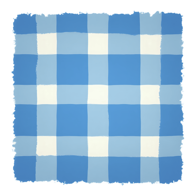 Free transparent PNG: Blue Gingham Fabric  Kitchen Clipart, free download png