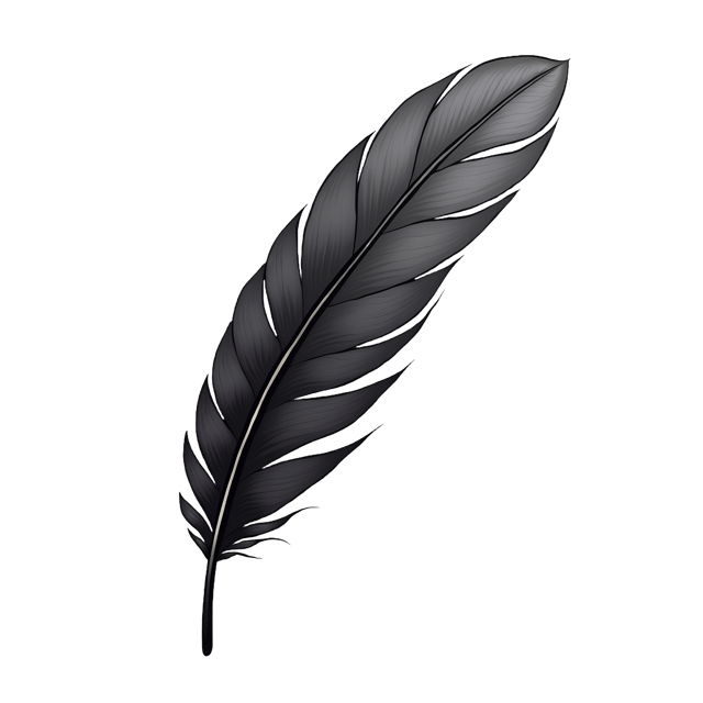 Free transparent PNG: Two-Tone Feather  Vector Clipart, free png download