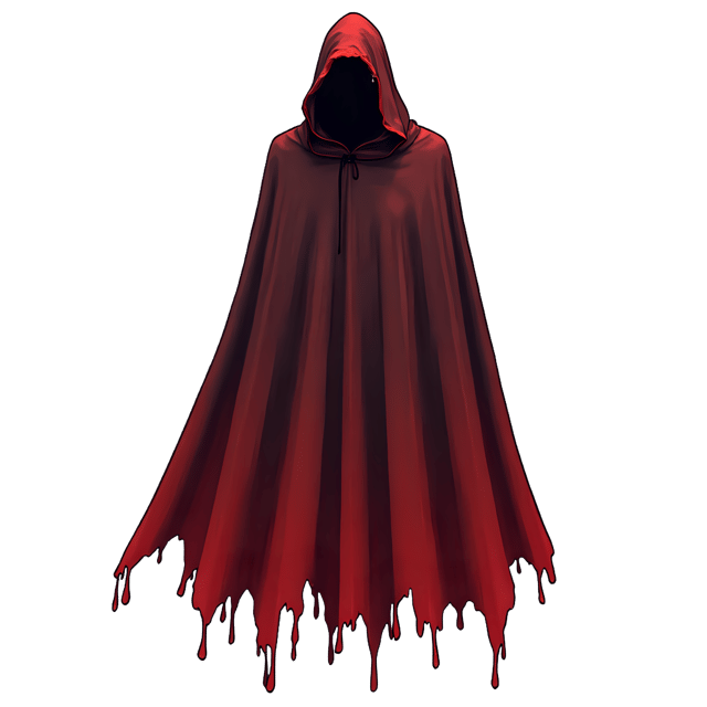 Free transparent PNG: Cloak with Red Ripped Edges  Fantasy Clipart, free transparent png download