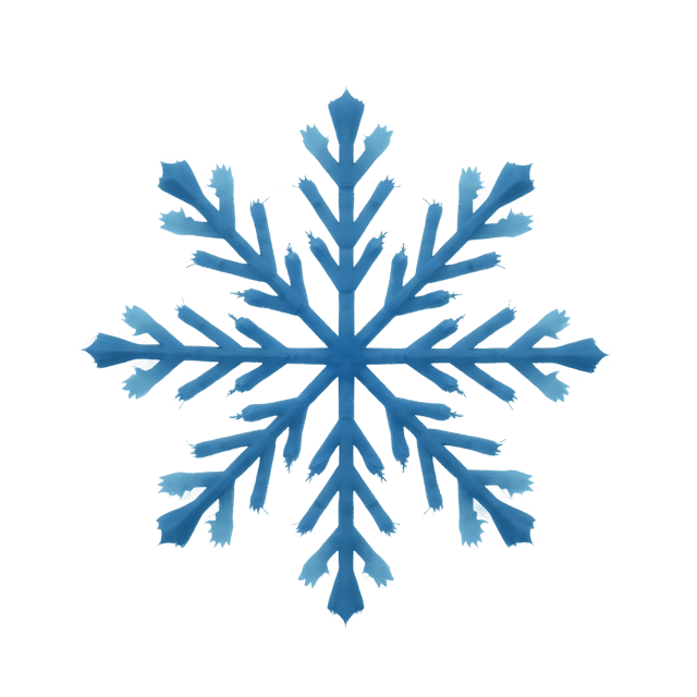 Free transparent PNG: Fluffy Cartoon Snowflake PNG  Perfect for Winter Crafts, Decor  Clipart