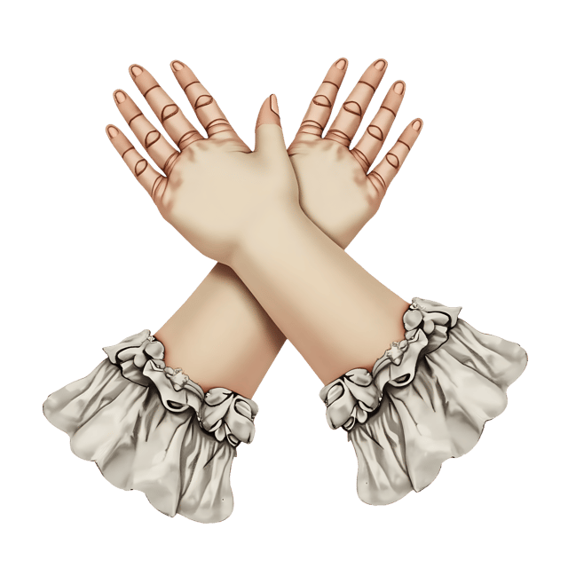 Free transparent PNG: Victorian Silk Gloves PNG Clipart  Elegant Fashion Accessory for Historical and Design Projects