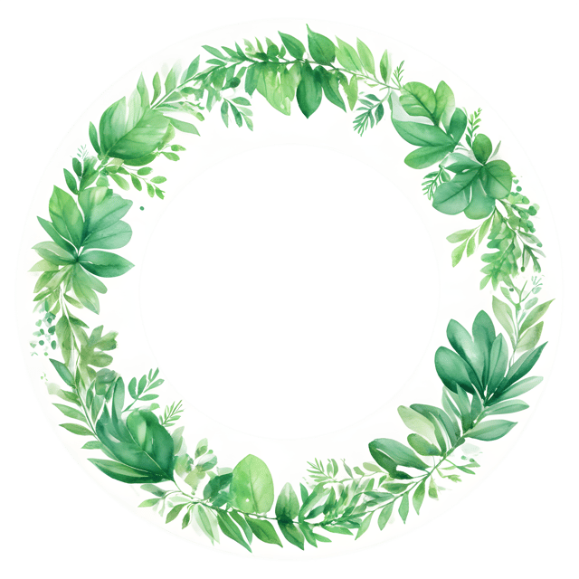 Free transparent PNG: Lush Greenery Circular View PNG